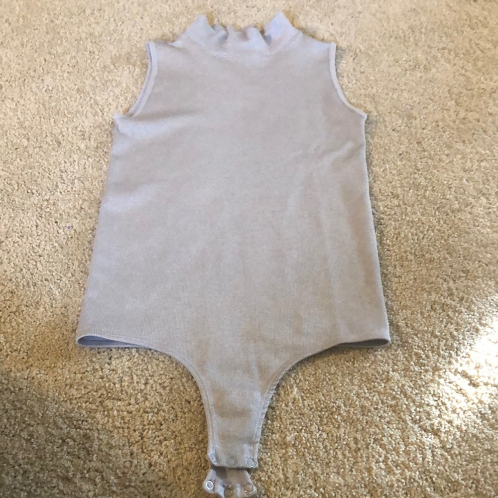 Gray Body Suit